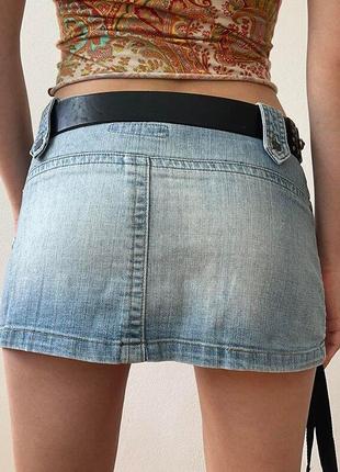 Міні спідниця//джинсовая мини юбка 7