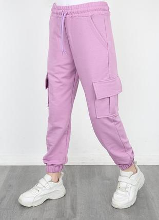 Спортивные штаны для девочек на рост 140-170