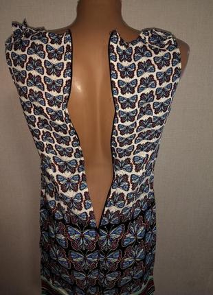 Летнее платье, сарафан с бабочками фирмы dorothy perkins 36 размер4 фото