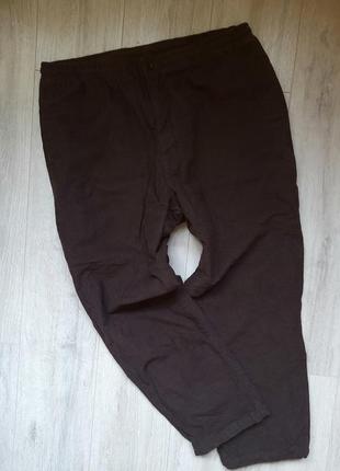 Вельветові чоловічі теплі штани великий розмір chums1 фото