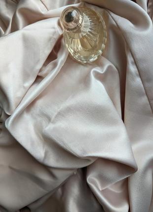 Нічна пеньюар-сорочка комбінація халат бежеве плаття домашнє для сну донний мереживо4 фото