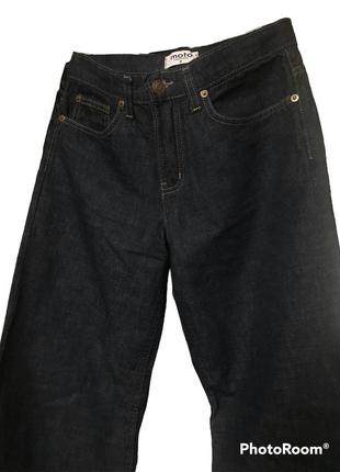 Широкі кльошні джинси палаццо moto7 фото