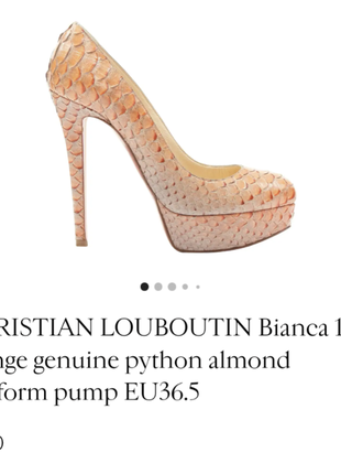 Туфлі christian louboutin bianca original4 фото