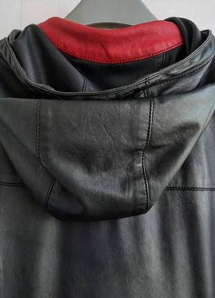 Оригін.шкіряна куртка — лайка фірми prada чорного кольору s — m l (2200'я)9 фото