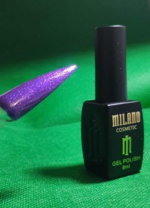 Гель лак фиолетовый 8 мл milano №91