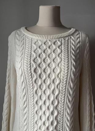 Молочный джемпер gap хлопок 2