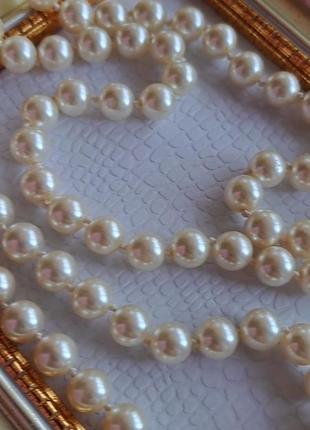 Винтажные бусы жемчуг (имитация)