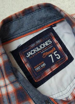 Big sale! стильная рубашка короткий рукав jack&jones р.m-l7 фото