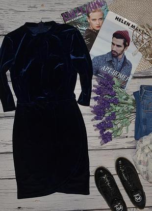 34/6/s - xs елегантне ошатне велюрове жіноче плаття topshop топшоп