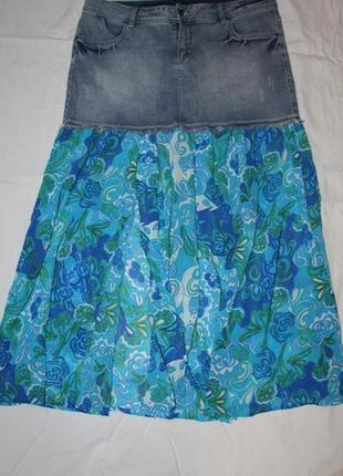 Джинсова спідниця bonprix 52-54 р