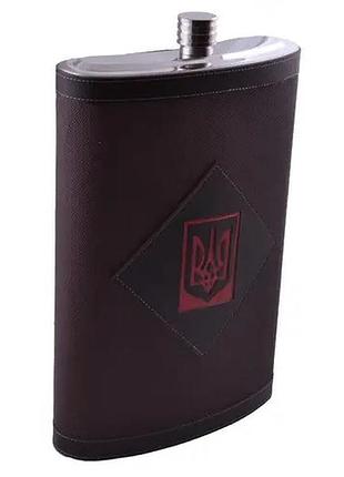 Фляга из нержавеющей стали украина коричневая 6.8 л