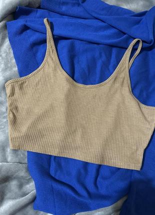 Майка -топ у рубчик❤️‍🔥