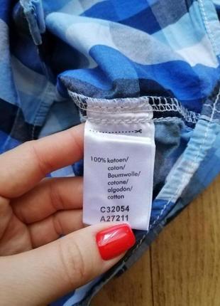 Сорочка в клітку на 6-7 років 3