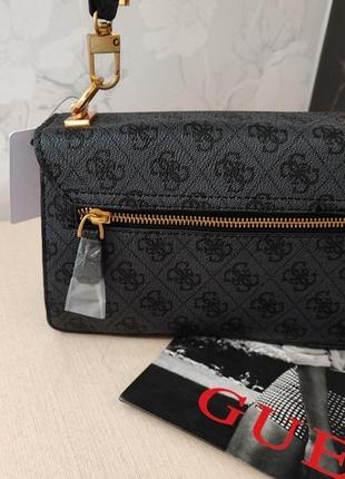 Сумка кросбоді-гес guess alexie black оригiнал3 фото