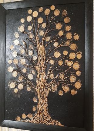 Картина грошове дерево2 фото