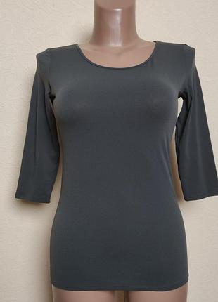 Базовый лонгслив футболка  marc cain стиль wolford /2918/