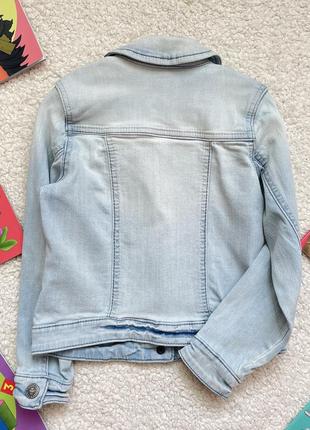 Джинсова куртка m&s для дівчинки 5-6 років зріст 110-116см2 фото
