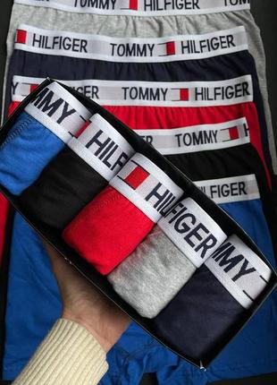 Чоловічі труси tommy hilfiger  в подарунковій коробці набір 5 штук / подарунок на 14 лютого хлопцю2 фото