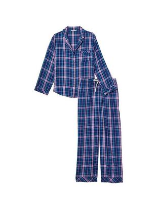 Victoria´s victorias secret виктория сикрет пижама, костюм для сна flannel long pj set2 фото