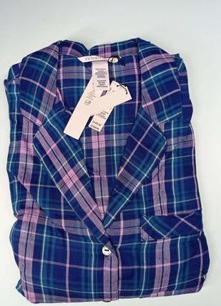 Victoria´s victorias secret виктория сикрет пижама, костюм для сна flannel long pj set3 фото