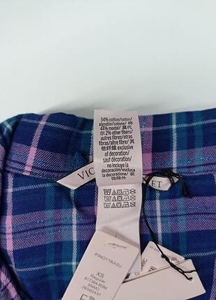 Victoria´s victorias secret виктория сикрет пижама, костюм для сна flannel long pj set4 фото
