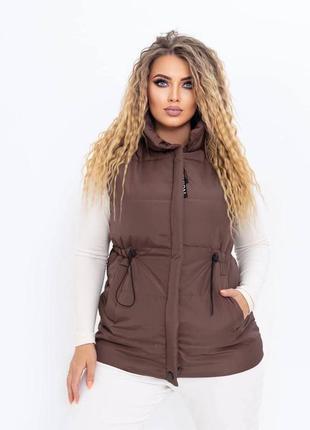 Жилетка плащевка на силиконе