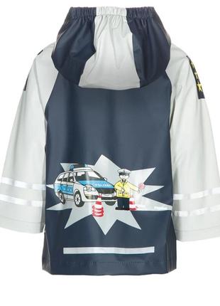 Новый детский плащ куртка дождевик "полиция"9 фото