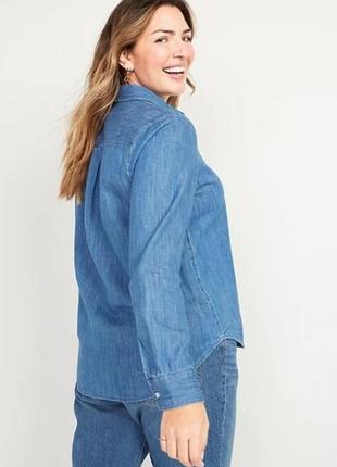 Джинсовая рубашка denim co / джинсовка /