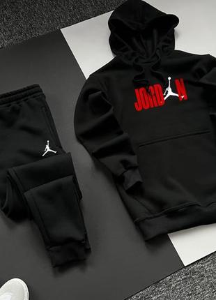 Мужской теплый зимний спортивный костюм nike jordan2 фото
