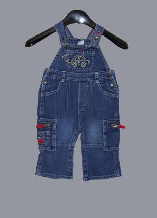 Baby club/стильний джинсовий комбінезон на хлопчика 2-3 роки