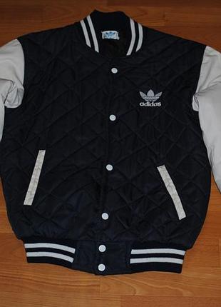Adidas бомбер теплый куртка адидас