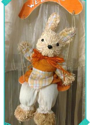 Інтер'єрна лялька кролик в рік кролика1 фото