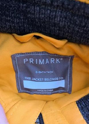 Куртка дитяча зимова primark 6-9 міс 74 см детская курточка4 фото