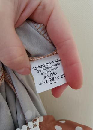 Блуза в горошок 7