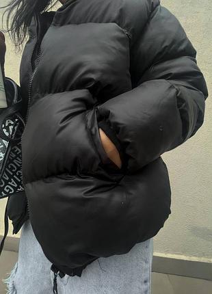 Пуховик укорочений