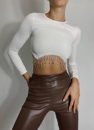 Топ с бахромой