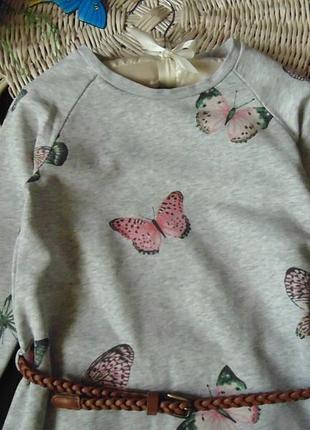 Суперовое тёплое платье свитшот  h&m 3