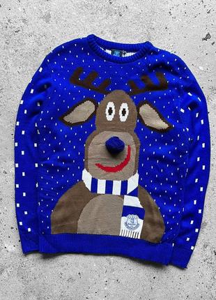 Fc everton official merchandise sweater новорічний светр