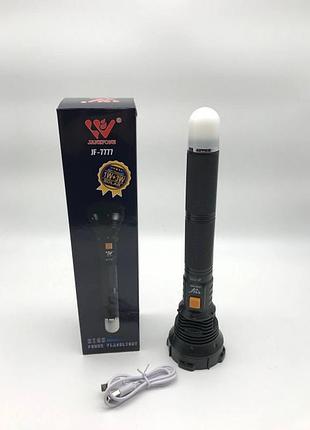 Світлодіодний акумуляторний ліхтар janefone jf-7777 ліхтарик