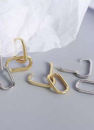 Сережки з сріблом