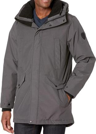 Vince camuto пуховик, тепла куртка з капюшоном, бомбер оригінал