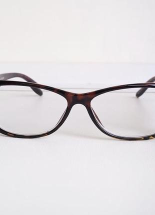 Очки  женские для зрения 6072, с диоптриями с белой линзой  -1,503 фото
