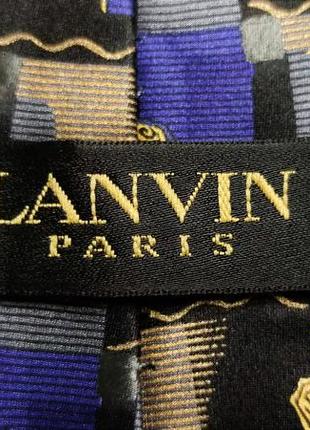 Lanvin шелковый галстук /7528/5 фото
