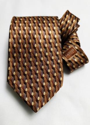 Lanvin шелковый галстук /7529/1 фото