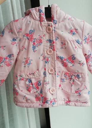 Нежная куртка, курточка на девочку 3-6 мес и дольше george