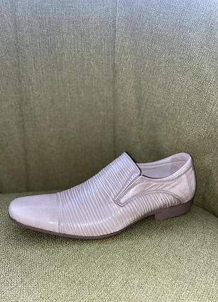 Туфель мокасин чоловічий etor з круглим носом