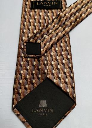 Lanvin шелковый галстук /7529/ 5