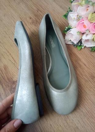 Балетки повністю шкіряні minelli