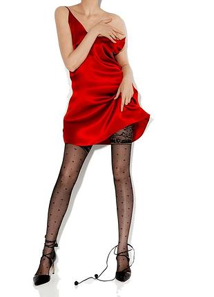 Шелковое платье sleep dress nancy iconic rouge by g.lvov