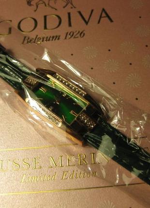 Шикарные элегантные часы наручные км1482 женские часы зеленые watch for women watches